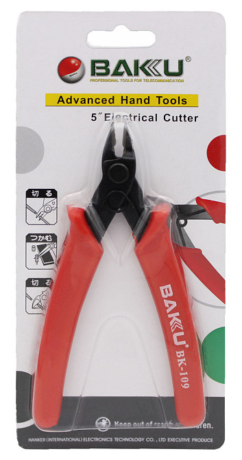 Бокорізи з тонкими губками Baku BK-109 130мм Дніпро - фото 1