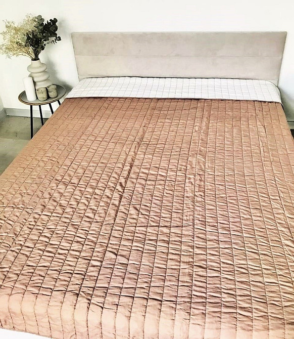 Nostra Покривало Nostra 240х260 см двостороннє антиалергенне коричневий (L0018DarkCacao) Киев - изображение 1