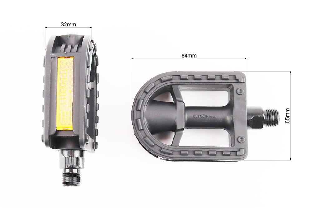 Педалі CHILD 9/16" (96x65x26mm) пластикові, чорні NW-90A Київ - фото 2