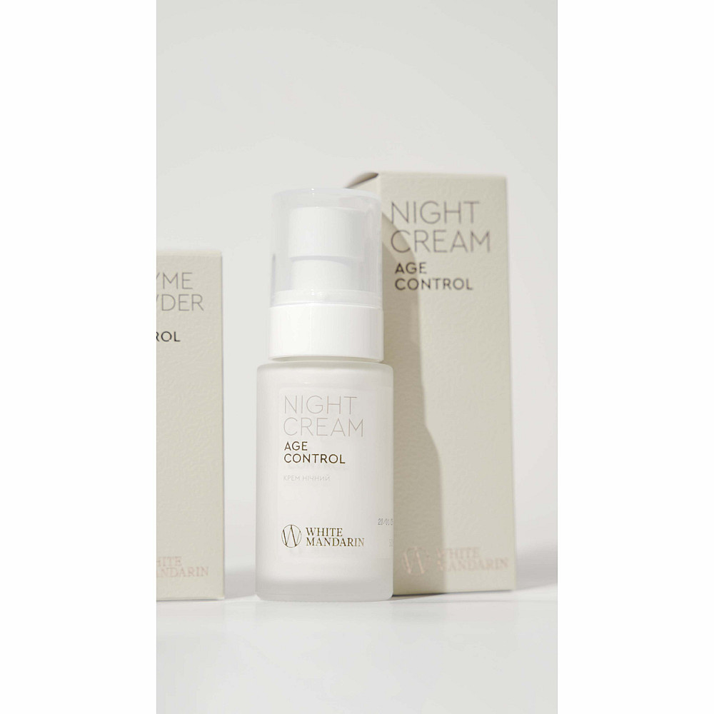 Омолоджуючий нічний крем для обличчя Age control White Mandarin 50 мл Київ - фото 4