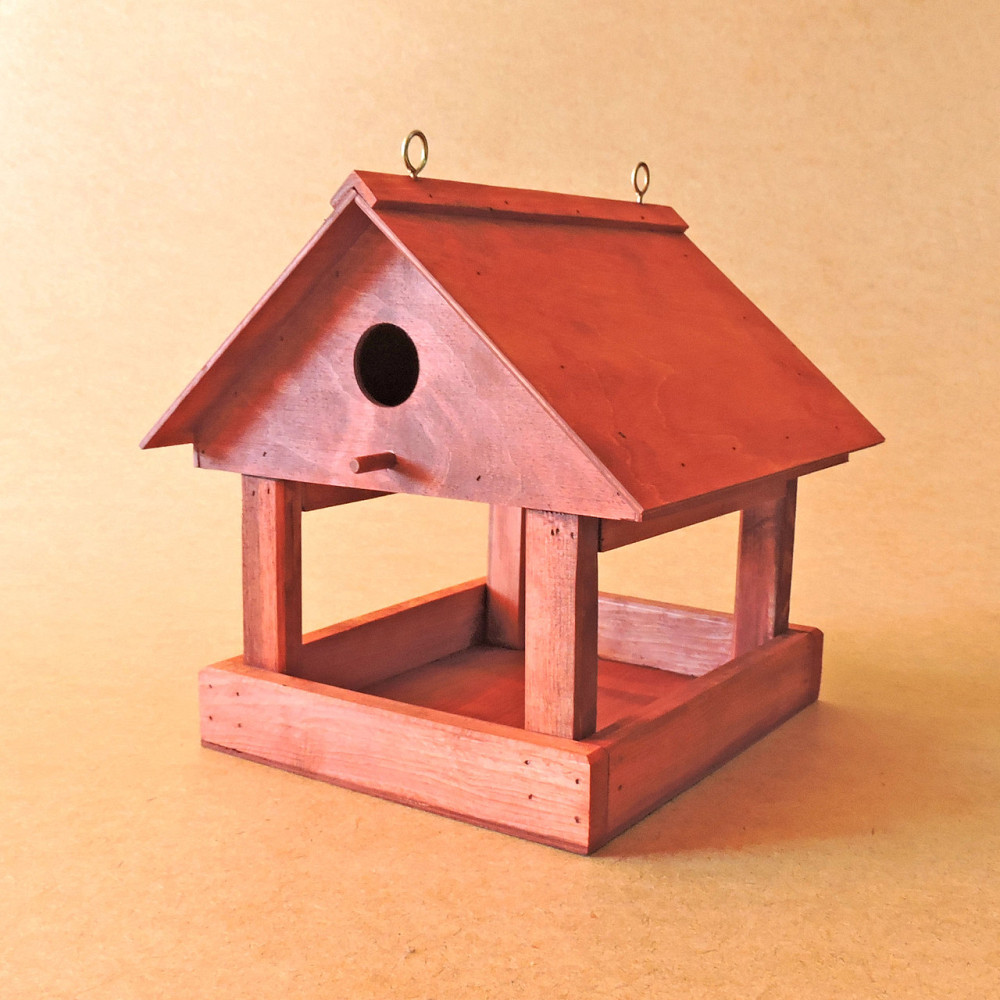 Годівниця з шпаківнею "Горихвостка" корал Миколаїв - фото 1