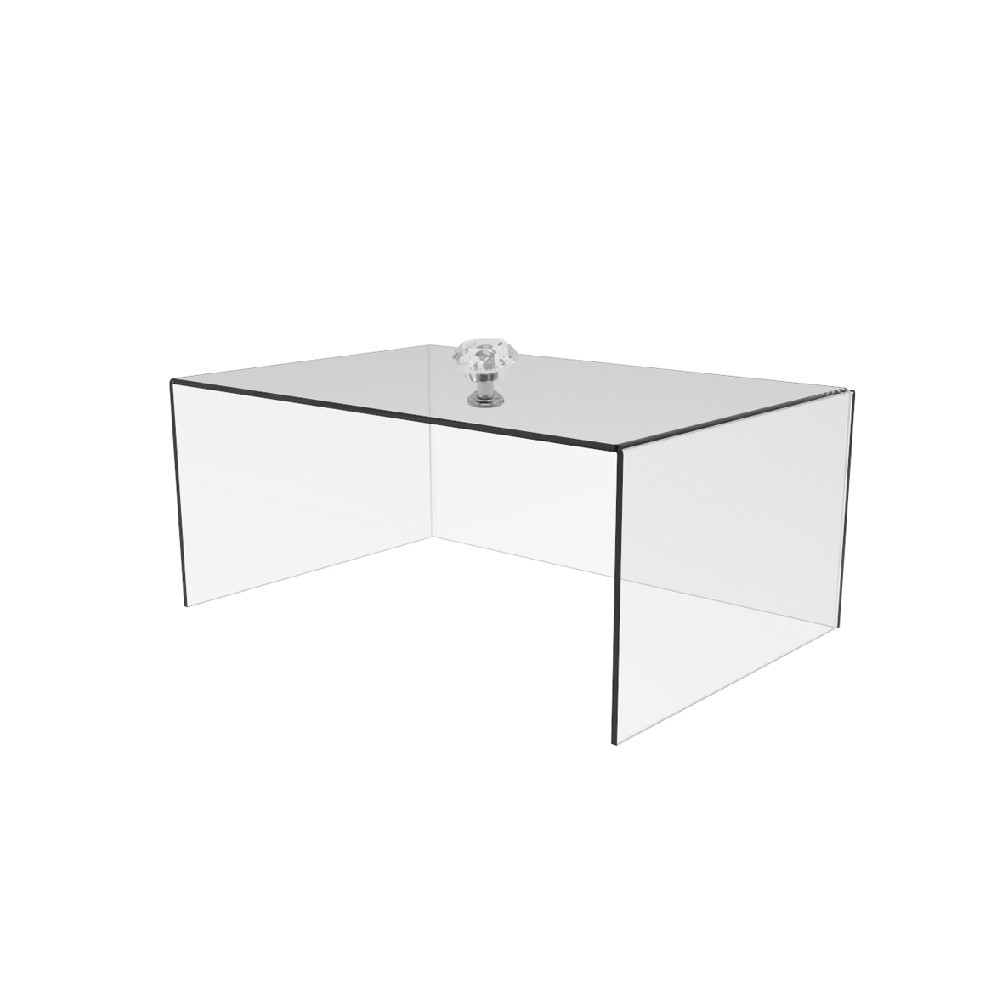 Кришка для тарілки для сиру EKOSTAR із акрилу 420х320х200 Київ - фото 1