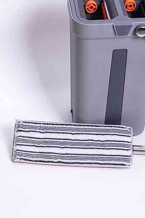 Швабра з плоскою насадкою та відром для миття підлоги Київ