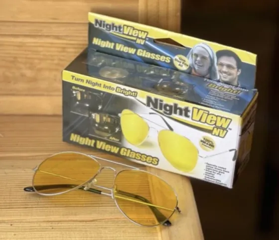 Антибликовые очки для вождения ночью Glasses Night View 4366 – комфорт и безопасность на дороге Киев