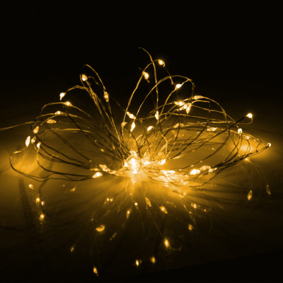 Гірлянда YES! Fun Нитка на мідному дроті 50 LED Тепло-біла 5 м Статична USB (975040) Вінниця - фото 3