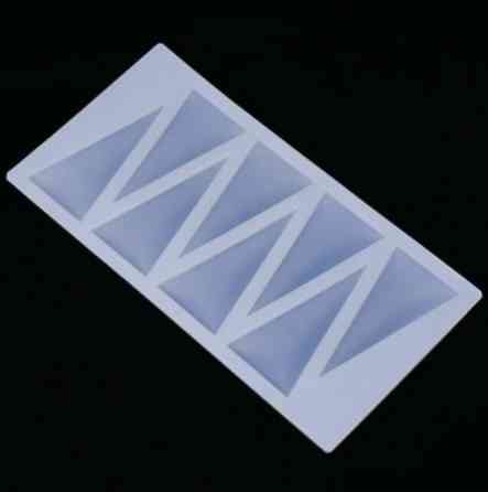 Молд для шоколада Треугольники 109 на 215 мм серый Киев