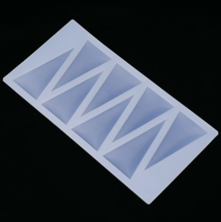 Молд для шоколада Треугольники 109 на 215 мм серый Киев - изображение 2