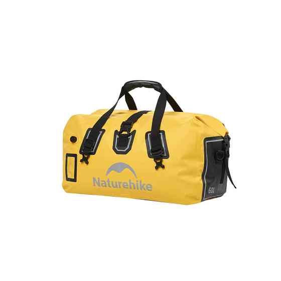 Водонепроникна дорожня сумка Naturehike CNK2450XB015, 60 л, жовта Київ