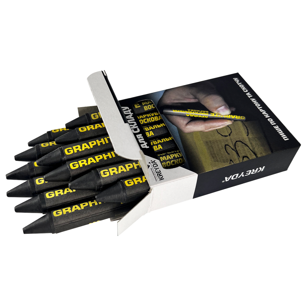 Для паперу, скотчу. Мел воскової розмітковий KREYDA GRAPHITE Павлоград - фото 2