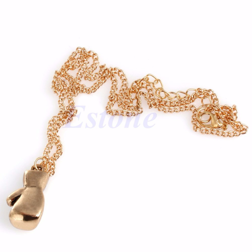 Кулон чоловічий стильний Боксерська рукавичка золотистий Київ - фото 2