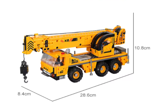 Конструктор дитячий.Підйомний кран ігровий.Будівельна техніка на 657 деталі Кам'янець-Подільський