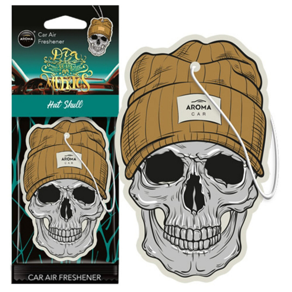 Ароматизатор Aroma Car Cellulose Dia De Los Muertos - Hat Skull сухий Киев - изображение 1