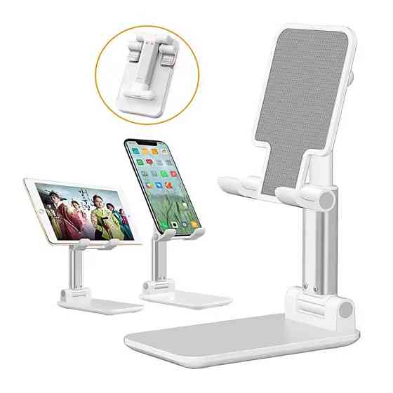 Підставка-тримач настільна для телефону JK006, складна, біла Кам'янець-Подільський