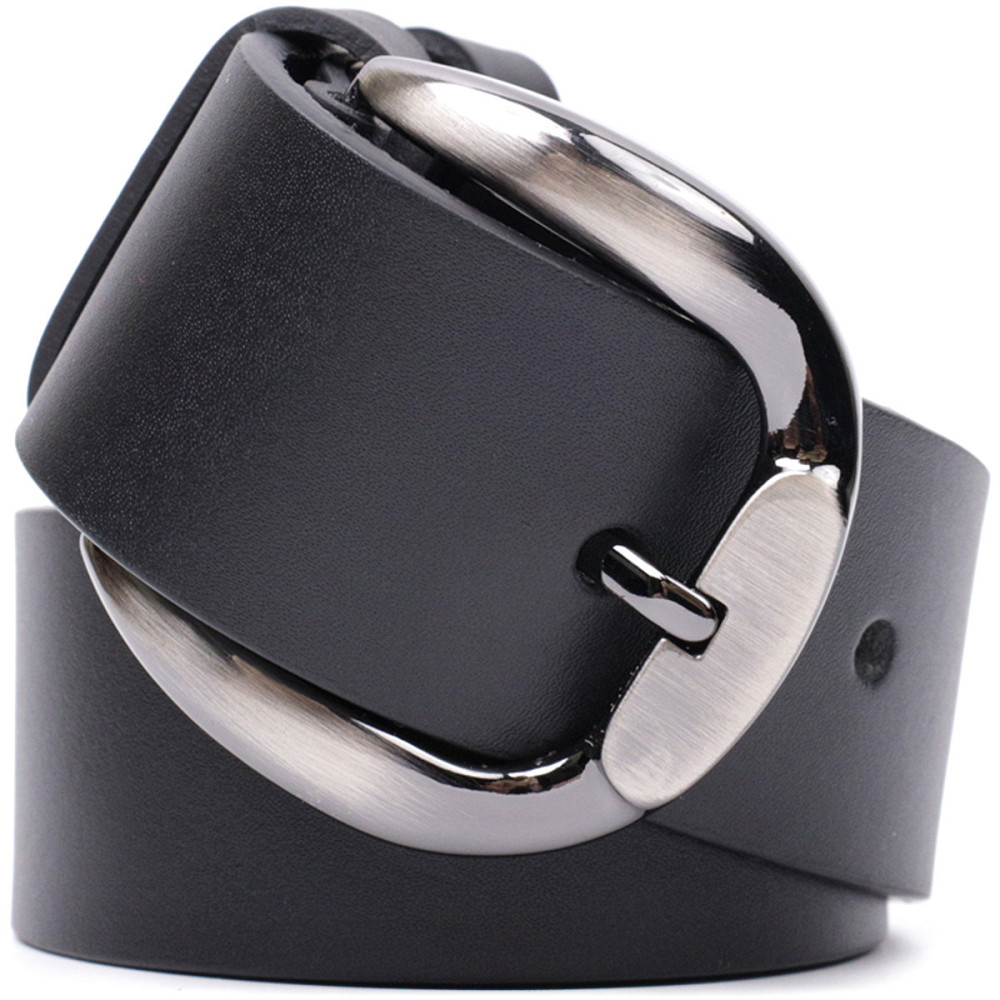 Люксовий ремінь під джинси з натуральної шкіри Чорний (GRANDE PELLE) Київ - фото 1