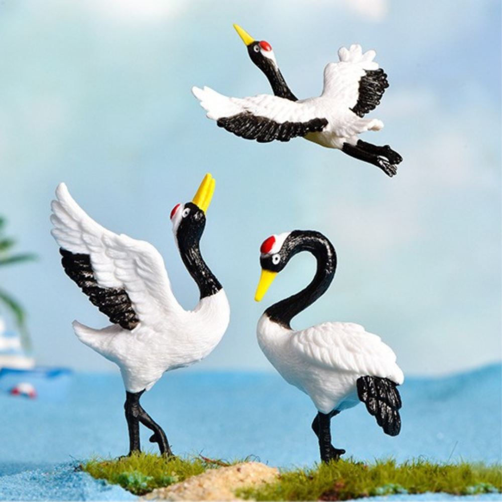 Набор фигурок Журавлики для мини-сада, флорариума, миниатюры Одесса - изображение 1