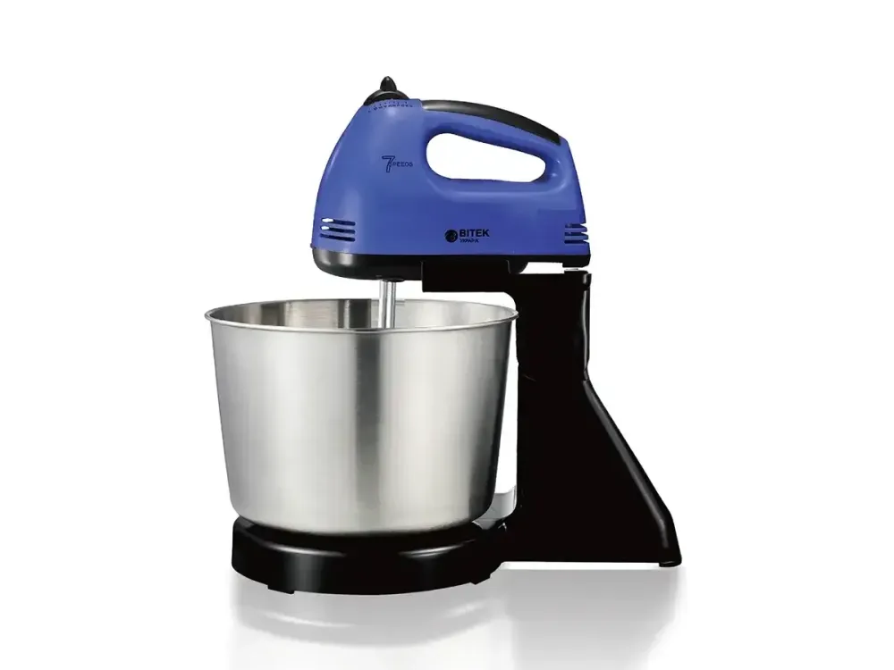 Міксер стаціонарний 250Вт металева чаша BITEK BT-6637B Одеса - фото 5
