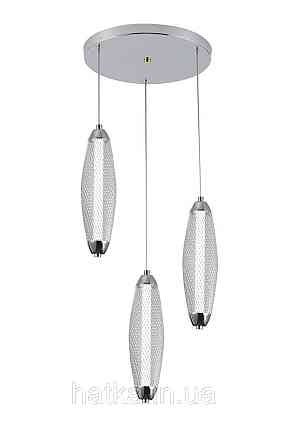 Люстра подвесная акриловая VALESO G 2667/3P CR 24W Киев