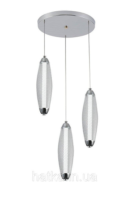Люстрі підвісна акртилова VALESO G 2667/3P CR 24W Київ - фото 1