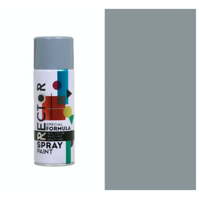 Аерозольна фарба для автомобіля RECTOR універсальна 7046 сірий гл., в аер. упаковці 400 мл (000013230) Вінниця - фото 2