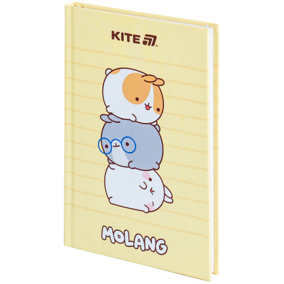 Блокнот Kite А6 Molang, тверда обкладинка, 80 аркушів, клітинка (ML25-199) Вінниця - фото 2