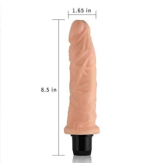 Вибратор 8.5 Real Feel Cyberskin Vibrator Sex Aura Киев