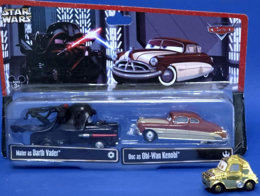 Тачки Звездные Войны Док Хадсон Оби-Ван Кеноби и Мёрр Дарт Вейдер Cars. Харьков - изображение 7