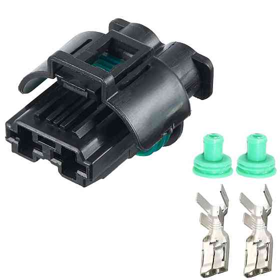 Роз'єм конектор 2-кон., Вентил, Охлаждения Радіатора, 1544317-1, 1544678-2, TE Японія, Nissan, Renault Київ