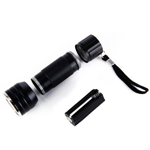 Мини УФ фонарик 21 LED, ультрафиолетовый, 395–410 нм Киев - изображение 1