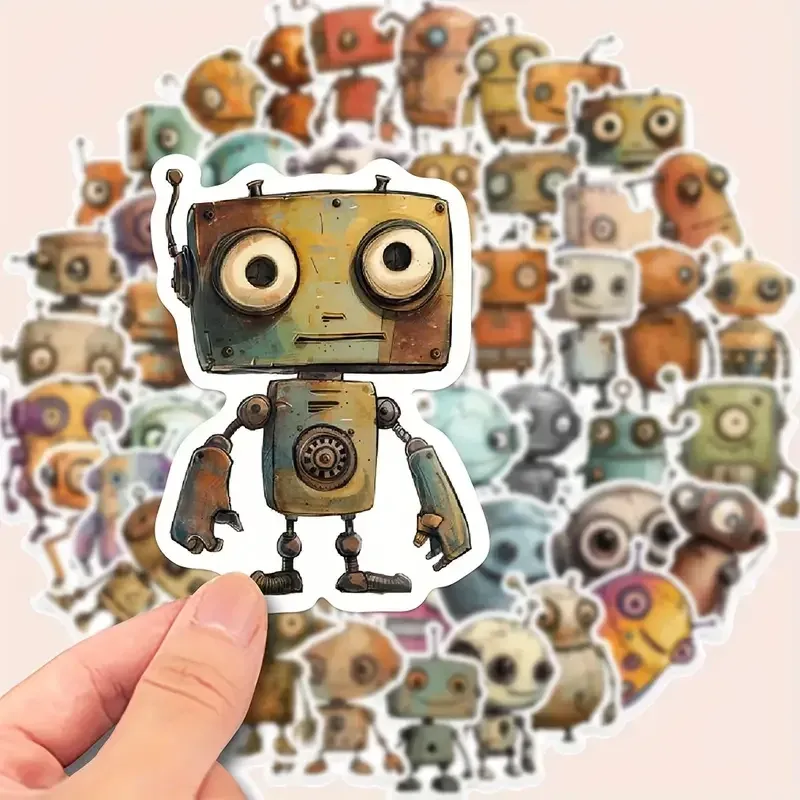 Набор стикеров работы 50 шт – водостойкие наклейки для декора ноутбука, телефона, чемодана Киев - изображение 1