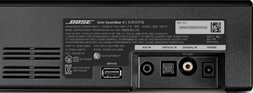 BOSE SOLO SOUNDBAR II Саундбар новий феноменальний звук. Харків - фото 3