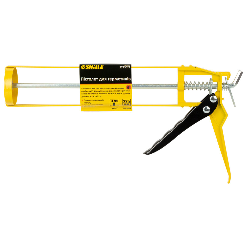 Sigma Пистолет для герметиков 225мм (скелет) SIGMA (2723021) Коломия - фото 3