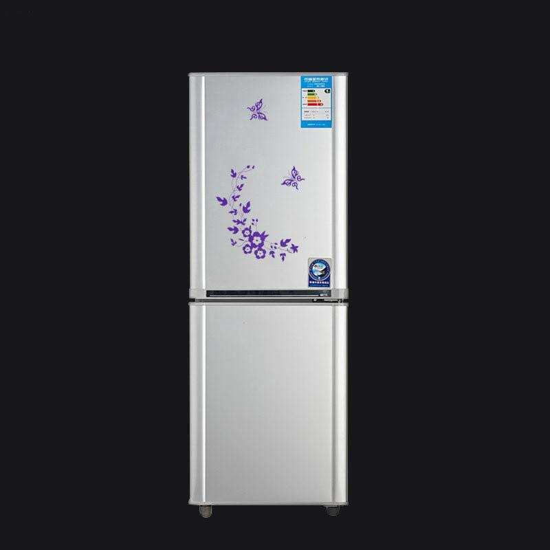 Наклейка на унітаз квіткова з метеликами 30 на 30 см бузковий Київ - фото 2