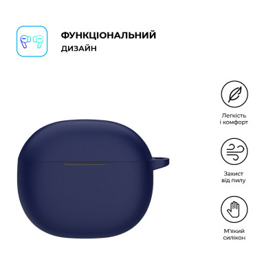 Чохол для навушників Armorstandart Hang Case для Xiaomi Redmi Buds 4 Active Dark Blue (ARM73540) Вінниця - фото 2