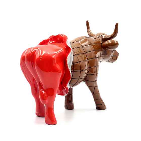 Статуэтка коллекционная корова Zurich 15,5 x 5 x 11см (Size M) полирезин Киев