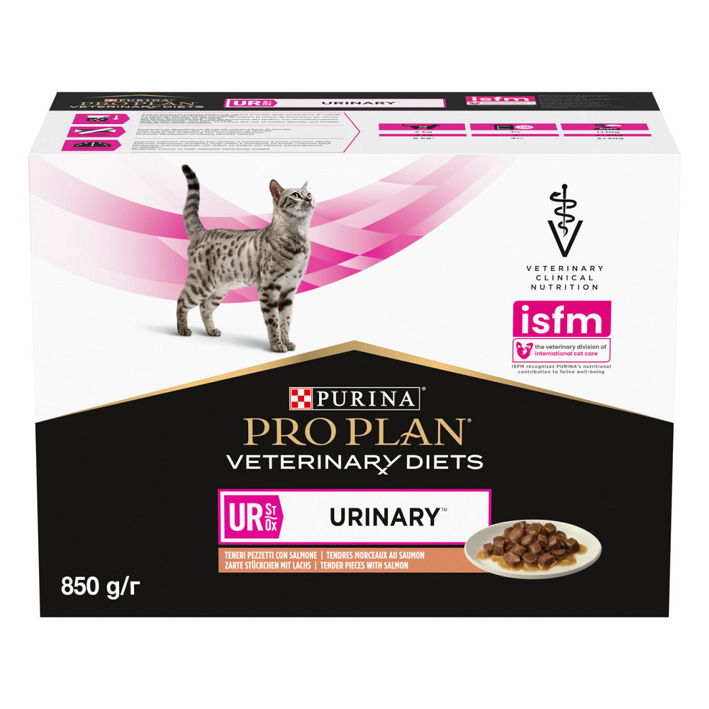 Влажный диетический корм PRO PLAN VETERINARY DIETS UR ST/OX Urinary для взрослых кошек для растворения и снижения образования струвитных камней, кусоч Киев - изображение 2