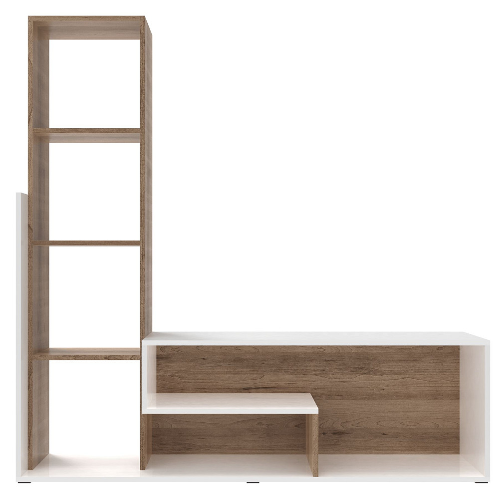 Стенка в гостиную Doros Этана 150х30х150 см Дуб артизан/Белый (DRS-011335) Львов - изображение 4