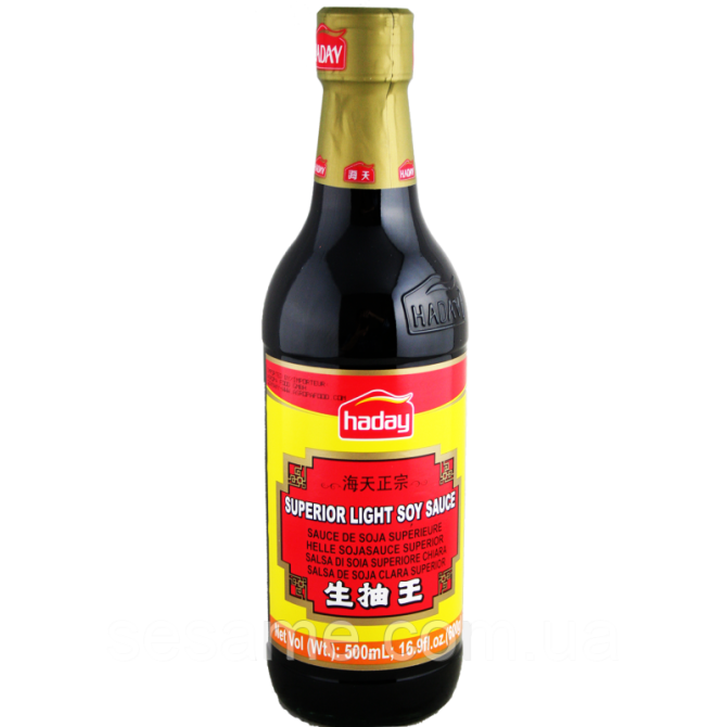 Соєвий соус Преміум Класу Haday світлий у склі 500ml (Китай) Харків - фото 2
