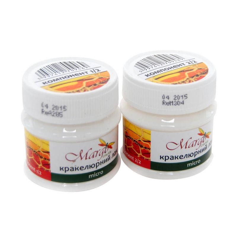 Набір двокомпонентний кракелюр "Margo" "Micro" 20мл 67000948, шт Київ - фото 1