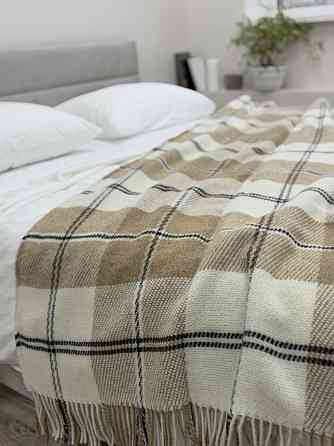 Vladi Плед Vladi 200х220 см вовняний 70% бежевий Нова Зеландія 03/Mason Коломия