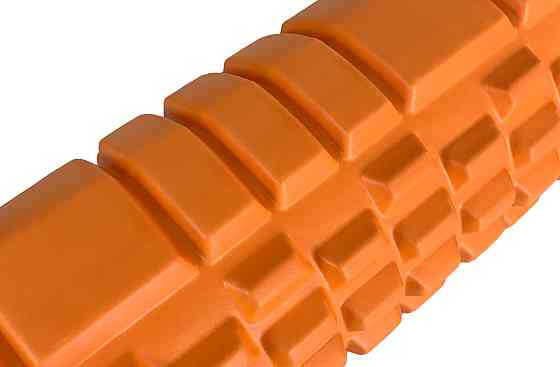 EasyFit Масажний ролик EasyFit Grid Roller 33 см v.1.1 міцний масажер (помаранчевий) Коломыя