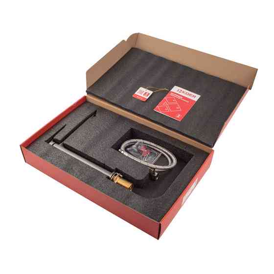 Высокий смеситель для умывальника Koer KB-11028-07 (KR5296) Харьков