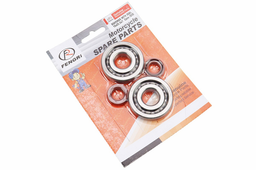 Підшипник колінвалу DIO AF18/27 SCO4A47CS24 (20x52x12) 2шт + сальник 15x25,5x7 2шт, від 5шт -15% Киев - изображение 2