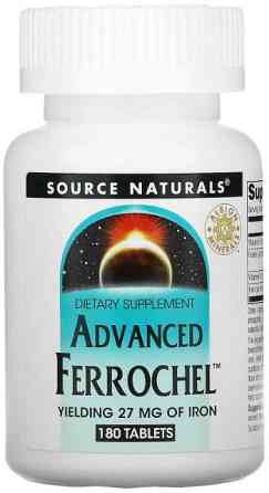 Железо Source Naturals Advanced Ferrochel 180 таблеток Киев