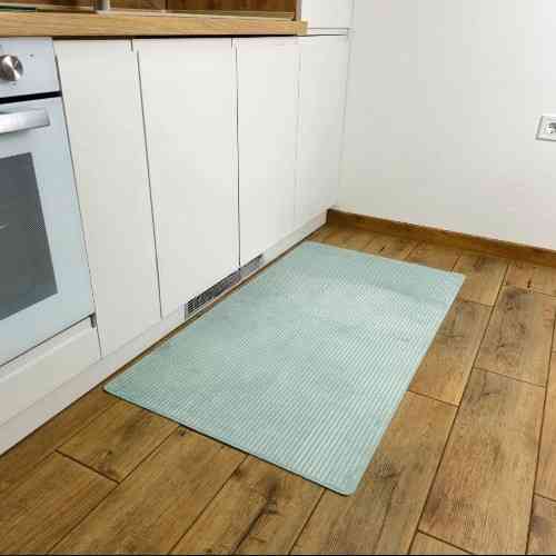 Килим універсальний для підлоги ТМ Dariana Фібра 68*120см світло-зелений Житомир