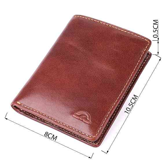 Бумажник для мужчин из глянцевой натуральной кожи Tony Perotti 20897_1 (3549 moro) Коричневый Киев