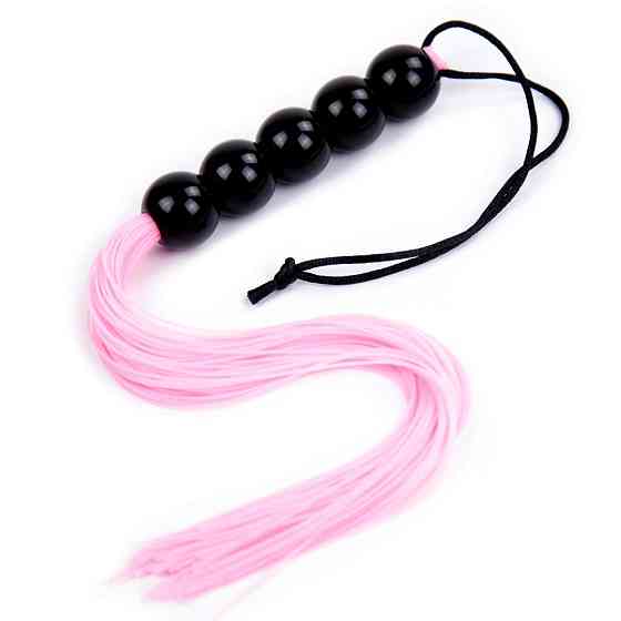 Кнут розовый, ручка из шариков FLOGGER, 45 см Sex Aura Киев