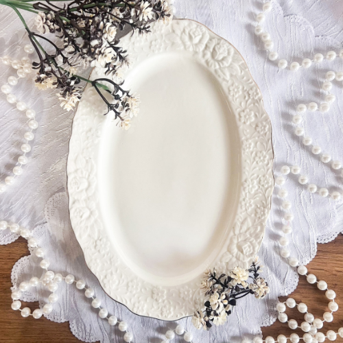 Блюдо овальне 30*21см Біла ніч 9716 S&T Житомир - фото 5