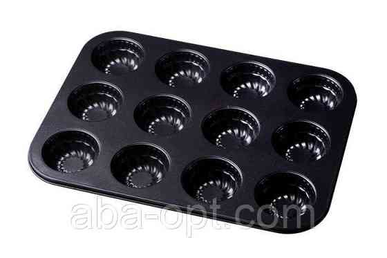 Форма антипригарная для выпекания кексов 12 шт 35 х 26 х 3 см (шт) Одесса