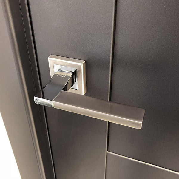 Ручка раздельная Punto (Пунто) TECH SN/CP-3 Матовый никель/хром Киев - изображение 4