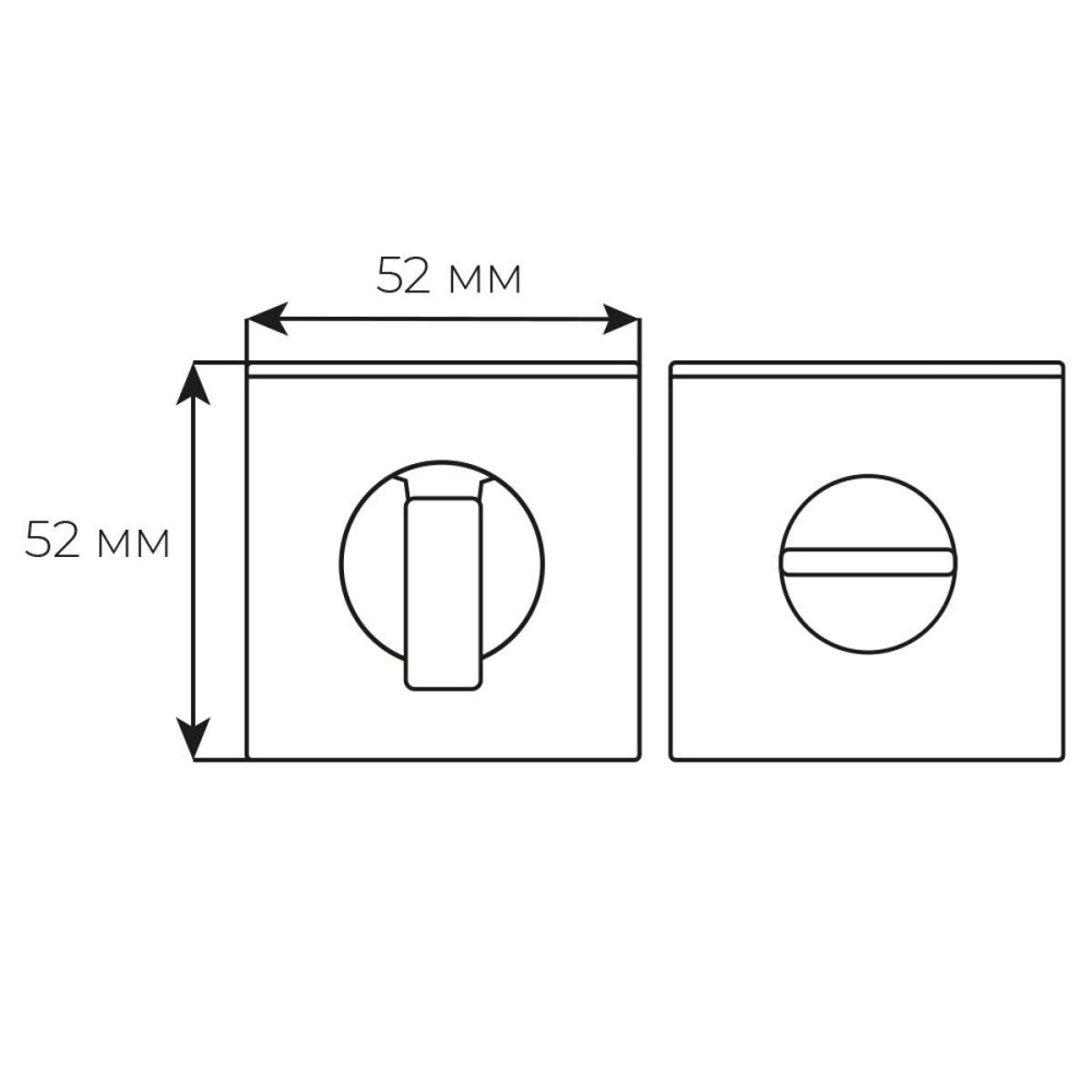Накладка Comit WC браш мат никель вж Garda А (раз 6мм) Киев - изображение 2